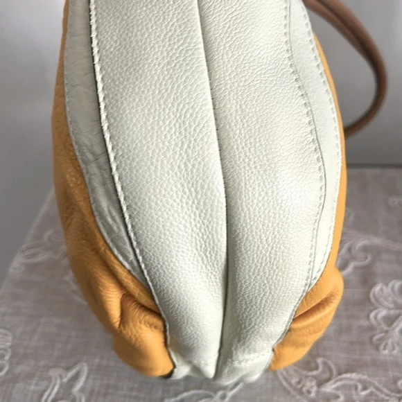 Oryany Lyssie Soft Pebbled Leather Color-Block Tote Shoulder Bag - Picture 7 of 15